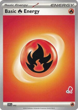 Scarlet & Violet SVE EN02 Basic Fire Energy (Armarouge Symbol 6)