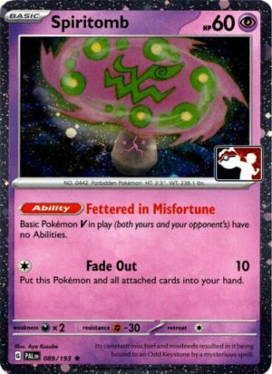 SV Paldea Evolved 089/193 Spiritomb (Prize Pack League Promo Cosmo Holo)