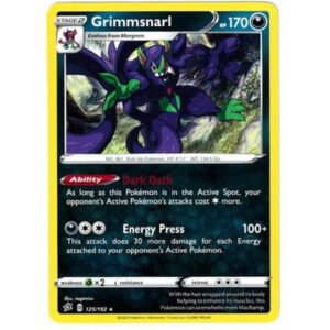Rebel Clash 125/192 Grimmsnarl (Non-Holo)