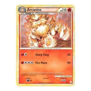 HeartGold & SoulSilver 1/123 Arcanine (Non-Holo)
