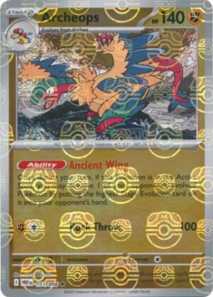 SV White Flare 051/086 Archeops (MASTER BALL Reverse Holo)