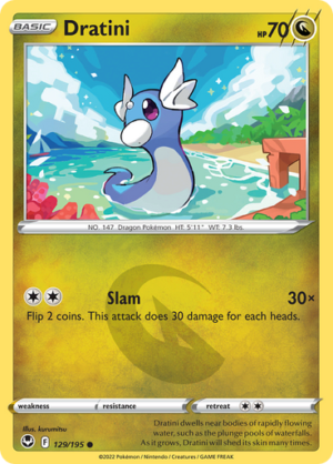 SWSH Silver Tempest 129/195 Dratini
