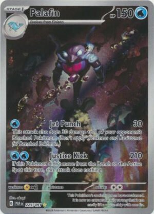 SV Paldean Fates 225/091 Palafin (Illustration Rare)