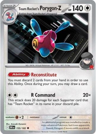 SV Destined Rivals 155/182 Team Rocket’s Porygon-Z