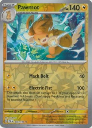 SV Paldea Evolved 076/193 Pawmot (Reverse Holo)