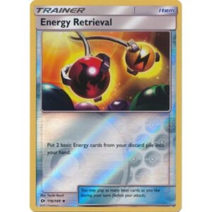 Sun and Moon (Base Set) 116/149 Energy Retrieval (Reverse Holo)