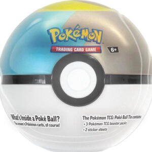 Pokemon Moon Ball Tin (Blue & Grey)