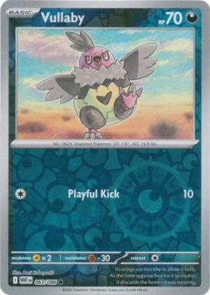 SV White Flare 063/086 Vullaby (Reverse Holo)
