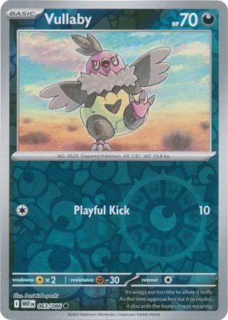SV White Flare 063/086 Vullaby (Reverse Holo)