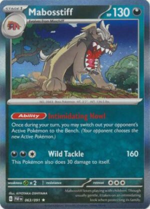 SV Paldean Fates 063/091 Mabosstiff (Holo)