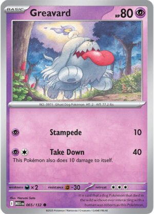 Mega Evolution 065/132 Greavard