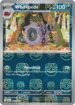 SV Black Bolt 055/086 Whirlipede (MASTER BALL Reverse Holo)