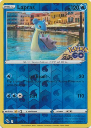 Pokemon GO 023/078 Lapras (Reverse Holo)