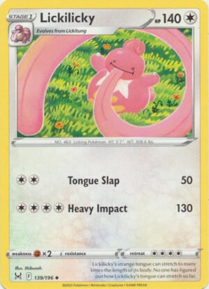 SWSH Lost Origin 139/196 Lickilicky