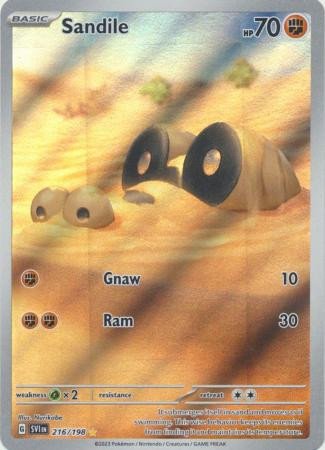 Scarlet & Violet (Base Set) 216/198 Sandile (Illustration Rare)