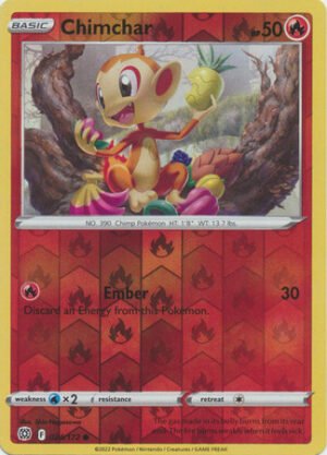 Brilliant Stars 024/172 Chimchar (Reverse Holo)