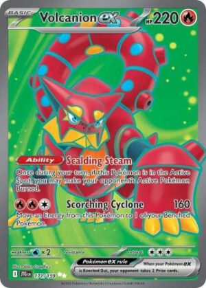 SV Journey Together 171/159 Volcanion ex (Full Art)