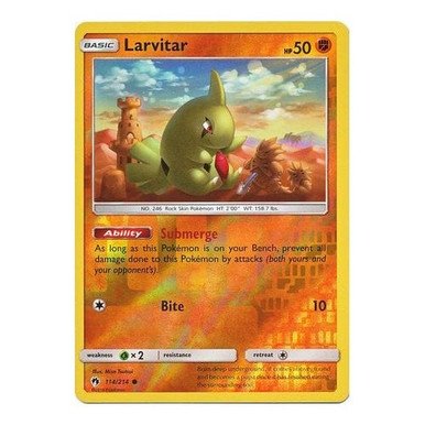 SM Lost Thunder 114/214 Larvitar (Reverse Holo)