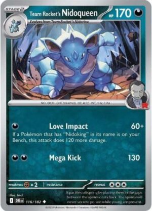 SV Destined Rivals 116/182 Team Rocket's Nidoqueen