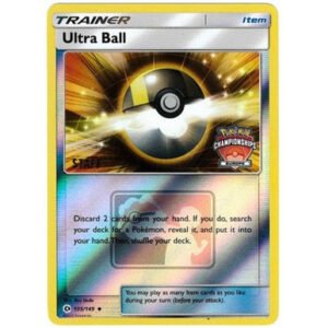 Sun and Moon (Base Set) 135/149 Ultra Ball (League Promo - Europe STAFF)