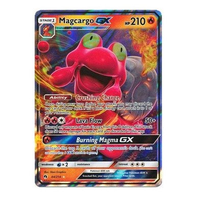 SM Lost Thunder 44/214 Magcargo GX (Half Art)