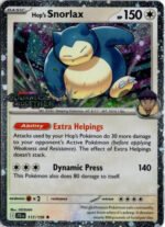 SV Journey Together 117/159 Hop's Snorlax (Cosmo Holo Journey Together Stamp)