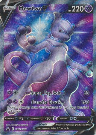 Sword & Shield Promo SWSH229 Mewtwo V (Full Art)