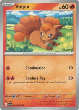 SV Obsidian Flames 028/197 Vulpix