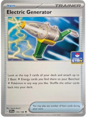Scarlet & Violet (Base Set) 170/198 Electric Generator (TCG Gym Stamp Non-Holo)