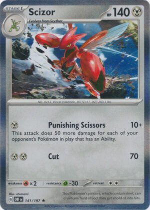 SV Obsidian Flames 141/197 Scizor (Holo)