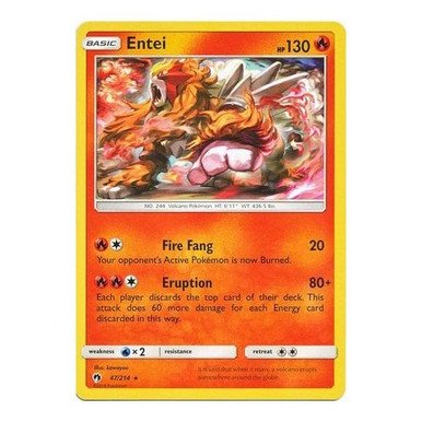 SM Lost Thunder 47/214 Entei (Non-Holo)