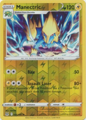 SWSH Lost Origin 055/196 Manectric (Reverse Holo)