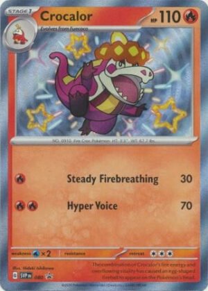 Scarlet & Violet Promo SVP080 Crocalor (Holo Shiny)