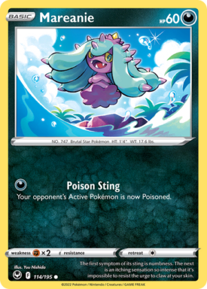 SWSH Silver Tempest 114/195 Mareanie