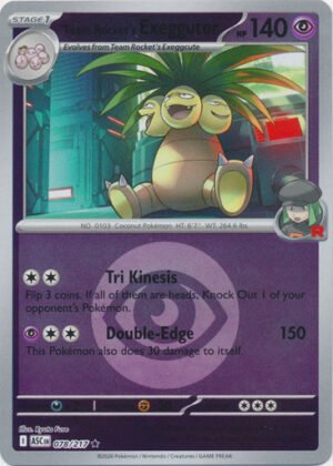 ME Ascended Heroes 078/217 Team Rocket's exeggutor (Reverse Holo ENERGY SYMBOL)