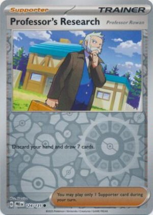 SV Prismatic Evolutions 124/131 Professor's Research [Professor Rowan] (Reverse Holo)