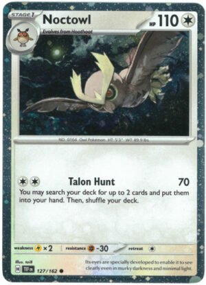 SV Temporal Forces 127/162 Noctowl (Cosmo Holo)