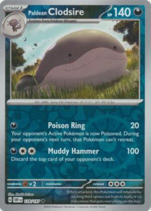 SV Obsidian Flames 128/197 Paldean Clodsire (Reverse Holo)