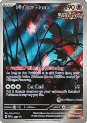 Scarlet & Violet Promo SVP097 Flutter Mane (Pokemon Center Stamp)