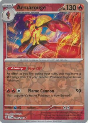 Scarlet & Violet (Base Set) 041/198 Armarouge (Reverse Holo)