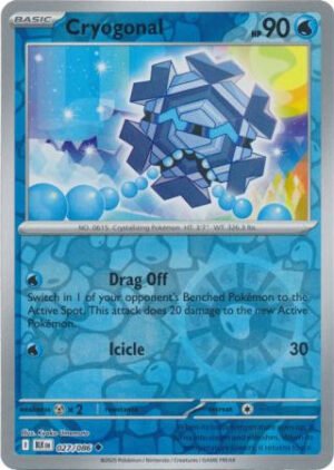 SV Black Bolt 027/086 Cryogonal (Reverse Holo)