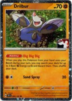 SV Temporal Forces 085/162 Drilbur (Prize Pack League Promo Cosmo Holo)