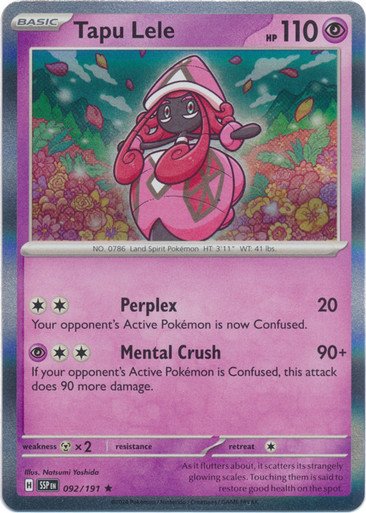 SV Surging Sparks 092/191 Tapu Lele (Holo)