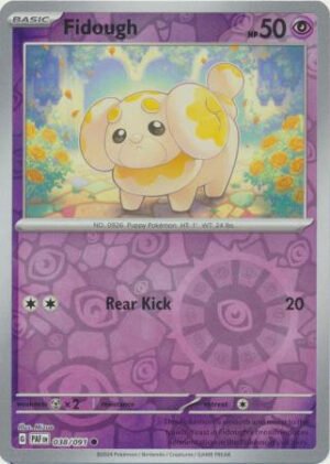 SV Paldean Fates 038/091 Fidough (Reverse Holo)