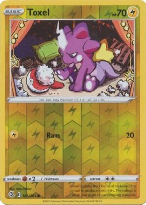 Fusion Strike 105/264 Toxel (Reverse Holo)