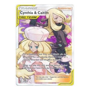 SM Cosmic Eclipse 228/236 Cynthia & Caitlin (Tag Team Full Art)