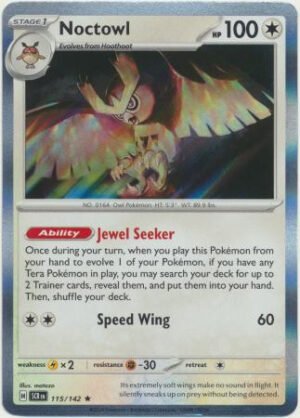 SV Stellar Crown 115/142 Noctowl (Holo)