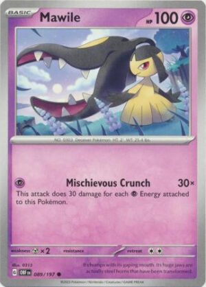 SV Obsidian Flames 089/197 Mawile