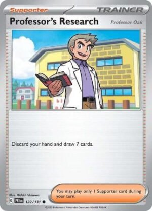 SV Prismatic Evolutions 122/131 Professor's Research [Professor Oak]
