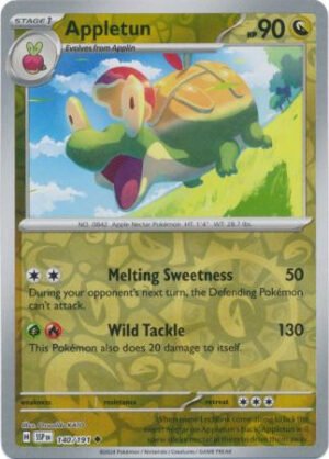 SV Surging Sparks 140/191 Appletun (Reverse Holo)